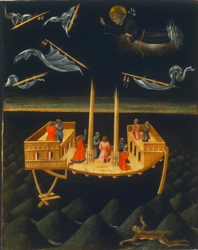 São Nicolau de Tolentino Salvando um Naufrágio de Giovanni di Paolo